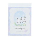 カミオジャパン もちもちぱんだ ミニメモ 絵の具 2柄 80枚 日本製 女子文具 プレゼント メモ帳 プチギフト お礼 20冊までメール便対応 文具 大人かわい...