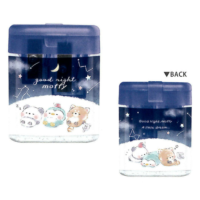 カミオジャパン ツイン鉛筆削り すやすやモフィ― 2穴 入学 プレゼント