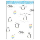 カミオジャパン ミニメモ ジューシーなMIX ペンギン メモ帳 プチギフト お礼 20冊までメール便対応 文具 大人かわいい