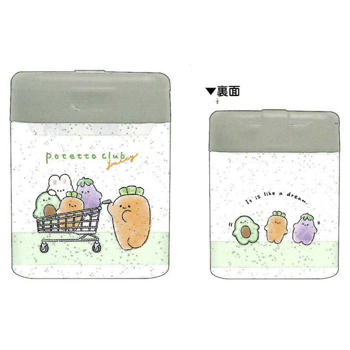 クラックス ツイン鉛筆削り ぽてっとくらぶ 2穴 入学 プレゼント