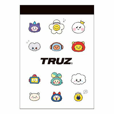 カミオジャパン ミニメモ TRUZ 2柄 80枚 メモ帳 プチギフト お礼 20冊までメール便対応 文具 大人かわいい