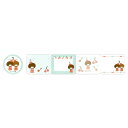 パピアプラッツ mizutama Roll sticky note さくらんぼ 付箋 オシャレ メモ ロール状