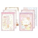 サンエックス すみっコぐらし おうちでくまカフェ クロスメモ 2柄 限定 かわいい プレゼント