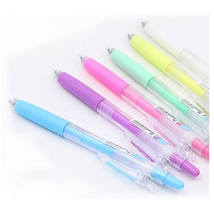 パイロット ジュース パステルカラー 6色セット 0.5mm 極細 ゲルインキボールペン 透明ケース入り LJU60EF-6CP 日本製 送料無料