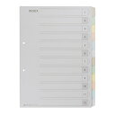 まとめ買い5冊【送料無料】キングジム カラーインデックス 907-12Y A4 タテ型 2穴 6色12山13枚1組 1パック1組入