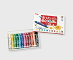 【送料無料】ぺんてる　水でおとせるふとくれよん 12色セット　GWM1-12