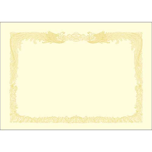 【まとめ買い3個セット】　ササガワ OA賞状用紙 クリーム A3判縦 10-1087