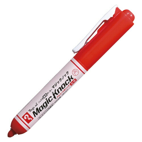 【まとめ買い5本セット】　寺西化学 マジックノック 太字 赤 MKFP-T2