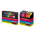 三菱鉛筆 水性サインペン ポスカ PC-8K 太字角芯 【8色/15色セット】 MITSUBISHI Pencil POSCA POP ポップ マーカー