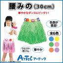 【お取寄】 腰みの 30cm 緑 発表会 衣装 運動会 小学校 体育祭 体育会 お祭り イベント 小道具 ダンス ハワイアン フラダンス 《アーテック》 【05...