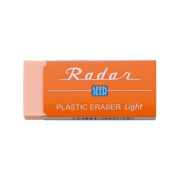カラフルレーダーライト100 《オレンジ》 けしごむ Radar 子供 文具 文房具 小学生 事務 学童用 製図 消しゴム 【メール便可】 [M便 1/10]