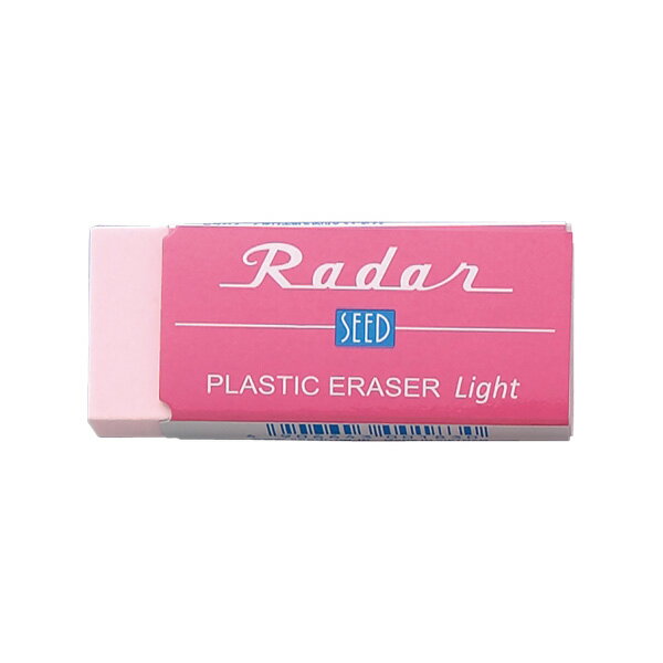 カラフルレーダーライト100 《ピンク》 けしごむ Radar 子供 文具 文房具 小学生 事務 学童用 製図 消しゴム 【メール便可】 [M便 1/10]