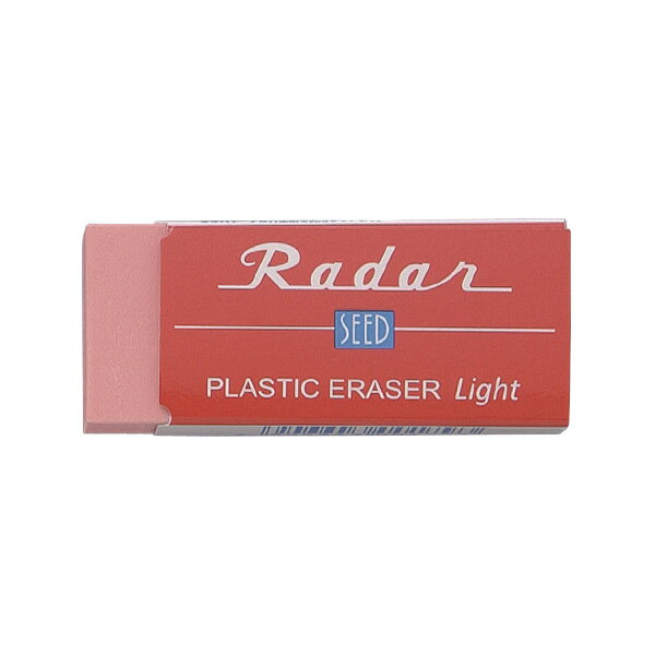 カラフルレーダーライト100 《レッド》 けしごむ Radar 子供 文具 文房具 小学生 事務 学童用 製図 消しゴム 【メール便可】 [M便 1/10]