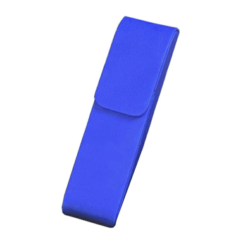 おしゃれ かわいい 【 JUSCHA ペンケース ブルー 】 ビジネス 出張 メンズ レディース 人気 革製 コンパクト 筆箱 大学生 ブランド JUSCHA ...