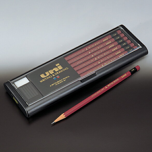 三菱鉛筆 えんぴつ uni ユニ 1ダース 【三菱】 【メール便可1/3】
