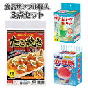 夏休み 自由研究 工作 小学生 食品サンプル職人3点セット しゅわしゅわクリームソーダキット たこ焼きキット シャリシャリかき氷キット 【お取寄】 【アーテック】 【055445+058493+055451】 【メール便不可】