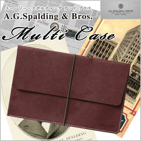 【お取寄】特殊紙 マルチケース《A.G.SPALDING&BROS.》エージ—スポルティングアンドブロス 紙製 生活防水 大人 マルチホルダー おしゃれ【05P03Dec16】【メール便可】 [M便 1/6]