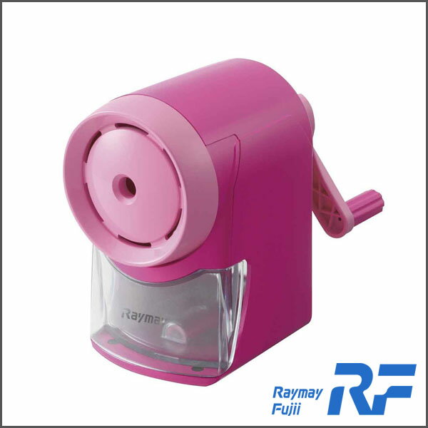 手動えんぴつけずり シャープナー ピンク 【メール便不可】