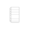 ダ・ヴィンチシステム手帳 カードホルダー ポケットサイズリフィル【メール便可】[M便 1/2]