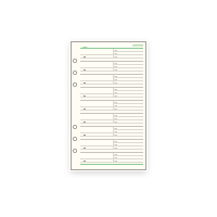 Other - ダ・ヴィンチシステム手帳 聖書サイズリフィル アドレス(1ページ8名)【メール便可】[M便 1/2]