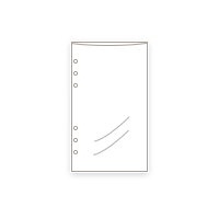 ダ・ヴィンチシステム手帳 聖書サイズリフィル P.Pポケット【メール便可】[M便 1/2]