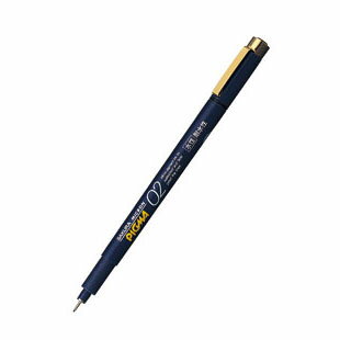 Rakuten - ピグマ02 水性サインペン 0.2mm 黒インク【メール便可】 [M便 1/30]
