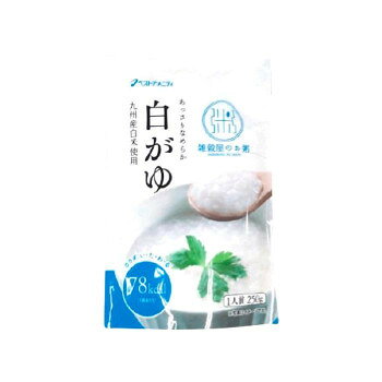 九州産白米を使用した、なめらかな食感が特長のおかゆです。内容量250gサイズ個装サイズ：38×25×18cm重量個装重量：6700g仕様賞味期間：製造日より545日生産国日本原材料名称：米飯類(かゆ)精米(国産)、魚しょう、焼酎(米焼酎、麦焼酎、酒かす焼酎)、穀物発酵液(玄米、食塩、はだか麦、もちあわ、もちきび、ひえ、ハト麦、赤米、黒米)保存方法常温保存製造（販売）者情報販売者:ベストアメニティ株式会社福岡県久留米市三潴町田川32番地3fk094igrjs
