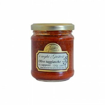Sauce - イタリア INAUDI社(イナウディ社) タジャスカオリーブとケッパーのパスタソース 180g×24個 S4