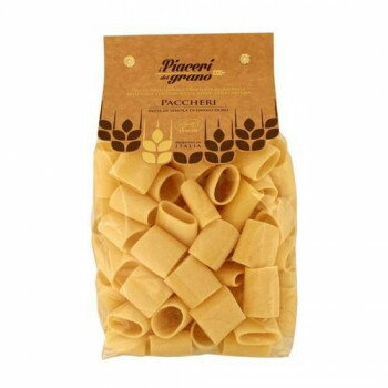 義大利寬扁麵 - イタリア INAUDI社(イナウディ社) ゆっくり乾燥パスタシリーズ ゆっくり乾燥パッケリ 500g×24個 PA6