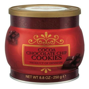 チョコレートチップを生地に練り込んだひとくちサイズのクッキーです。※本製品は乳、卵、オレンジ、りんごを加工する施設において製造されております。※日本国内のみ販売可能な商品です。海外販売はできません。内容量250gサイズ個装サイズ：23.5×36×20.5cm重量個装重量：4500g仕様賞味期間：製造日より540日生産国デンマーク原材料名称：ビスケット小麦粉、砂糖、チョコレートチップ(砂糖、カカオマス、カカオバター)、植物油脂、ココナッツ、ブラウンシュガー、カカオパウダー、食塩/膨張剤、香料、乳化剤保存方法直射日光、高温多湿を避け、常温で保管してください。製造（販売）者情報【輸入者】ウイングエース株式会社東京都港区虎ノ門3-8-19fk094igrjs