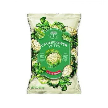 カリフラワーを主原料とし、ペッパーのピリッとした刺激がアクセントのパフスナック。(カリフラワー含有量50%)内容量56gサイズ225×155×75mm個装サイズ：40×53.5×22.7cm重量66g個装重量：18500g仕様賞味期間：製造日より360日生産国タイ原材料名称：スナック菓子カリフラワー、米、こめ油、ケールパウダー、こしょう、食塩保存方法常温製造（販売）者情報(株)イノベンション神奈川県相模原市中央区横山台1-8-11fk094igrjs
