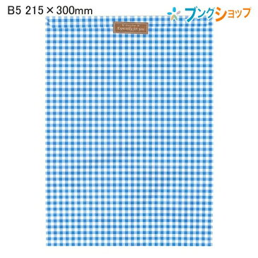 マルアイ ラッピング チェック柄封筒青 215x300mm B5ノートなど サ-183B 日用品雑貨 丸愛 包装紙 贈答用包み 贈答用包装袋 ギフトラッピング用品 プレゼント シンプルデザイン封筒 チェック柄 サービス袋 平袋タイプ