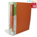 【10セットまとめ売り】 キングジム スキットマン 取扱説明書ファイル A4 2632 オレンジ 【送料無料】