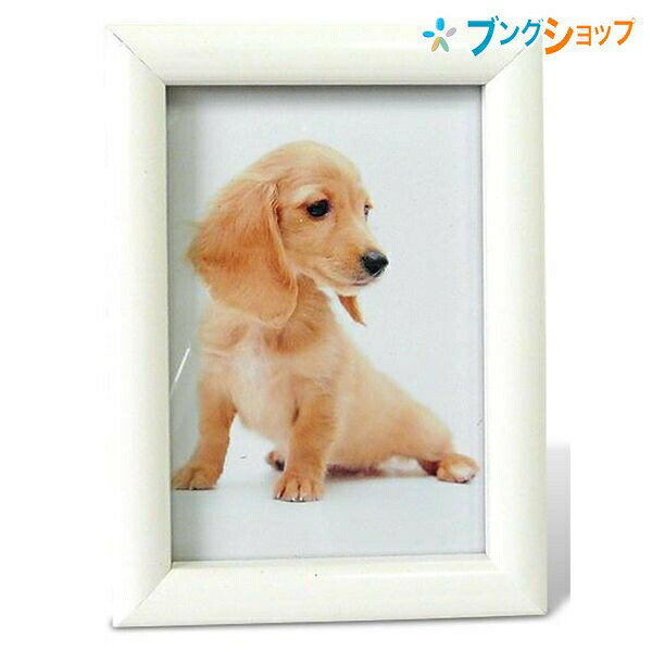 ナカバヤシ フォトフレーム 写真立ミラノ ホワイトL MS01LWH