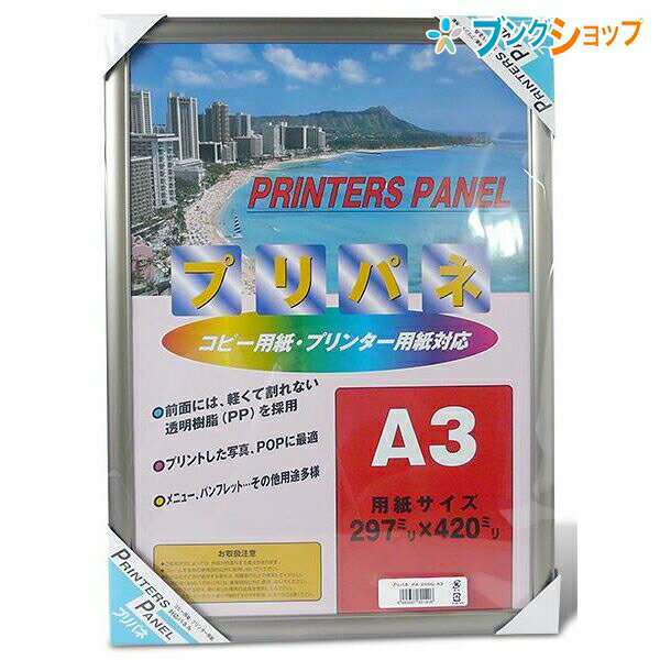 ナカバヤシ 賞状額 プリパネJISサイズA3 PA-20SG-A3