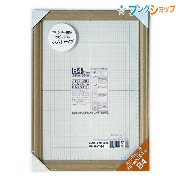 ナカバヤシ 賞状額 マルチフレームB4 MS-39NT-B4