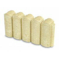 NXstyle　花壇材　フローラガーディアンライト　イエロー　ストレート ×4個　1142443 4562197403393