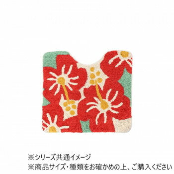 空間を華やかにしてくれるリゾート感のあるマットです。お部屋の雰囲気を明るくしてくれます。※こちらの商品にはトイレのフタカバーは付いておりません。サイズ約W60×H55cm個装サイズ：58×32×1cm重量610g個装重量：540g素材・材質綿81%・ポリエステル10%・レーヨン5%・その他4%生産国インドfk094igrjs