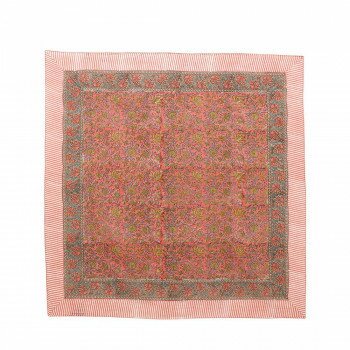 Cotton - コンフィーブロックプリント スクエアクロス ピンク 16725881063