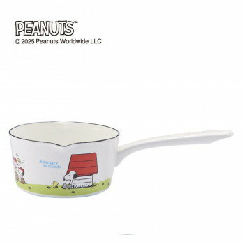豊琺瑯 スヌーピー「グリーンフィールド」ホーローミルクパン15cm SNJ-2402