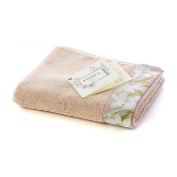 鮮やかな花々をヘム部分にあしらったコンセプトタオルです。贈答にぴったりの花言葉をもつ3品種をモチーフに、豊かな色彩で表現しました。リアリティのある生き生きととした花の美しさを感じていただけます。送り手の方の思いを伝えていただけるように、付属のタグには、それぞれの花言葉を記載しています。Likiy(ユリ):祝福サイズ34×80cm個装サイズ：36.0×24.0×1.5cm重量個装重量：100g素材・材質コットン100%仕様今治認証番号:第2024ー1074号生産国日本fk094igrjs