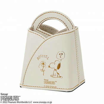 PEANUT スヌーピー フラワー小物入れ ホワイト 151-840201W