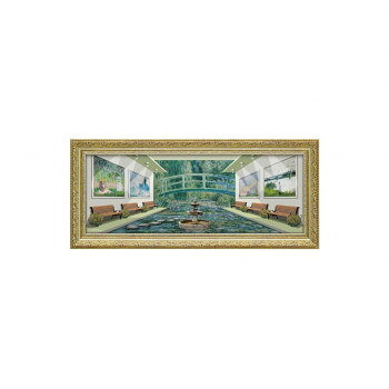 絵と額がセットになった商品です。サイズ外寸:W71×H31.5×D2.1cm個装サイズ：2.1×71.0×31.5cm重量約1kg個装重量：1000g素材・材質樹脂フレーム仕様絵の表面:特殊ゲル加工生産国日本fk094igrjs