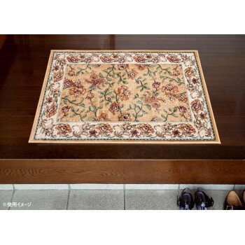 セリーヌマット ベルギー製モケット織り 玄関マット 60x90 ベージュ R1400760BE [2]