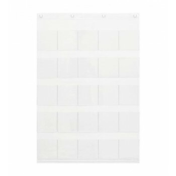 日本製　SAKI(サキ) DISPLAY STORAGE POCKET VERTICAL POSTCARD 25P S-524