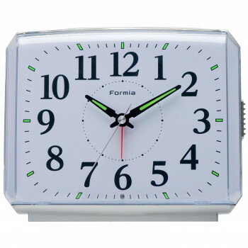 保土ヶ谷電子販売 FORMIA(フォルミア) 見やすい大画面目覚まし時計 ホワイト HT-A023W-WH 保土ヶ谷電子販売 FORMIA(フォルミア) 見やすい大画面目覚まし時計 ホワイト HT-A023W-WH