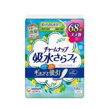 チャームナップ 吸水さらフィ ギュッと吸引 3cc 17.5cm 68枚入 500-420030-00