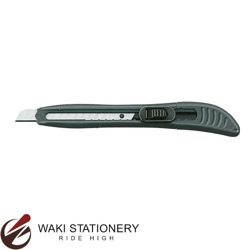 コクヨ カッターナイフ 標準型・グリップ付 刃幅9mm 全長145mm 黒 HA-7ND