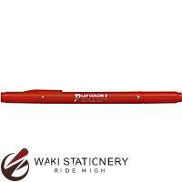 トンボ鉛筆 水性サインペン プレイカラー2 トマトレッド WS-TP67