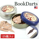 ブックダーツ BOOKDARTS 125個入り 缶タイプ【デザイン文具】【YDKG-tk】【ブックダーツ ブロンズ】